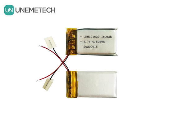391629 Wiederaufladbare Lithium-Polymer-Batterie 3,7V 160mAh Lipo-Batterie für intelligente tragbare Produkte