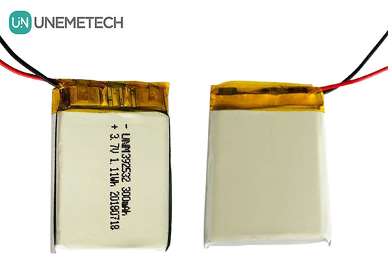 GPS-Tracker benutzerdefinierte Lithium-Polymer-Batterie / 3.7V 300mAh 392532 wiederaufladbare Lipo-Batterie