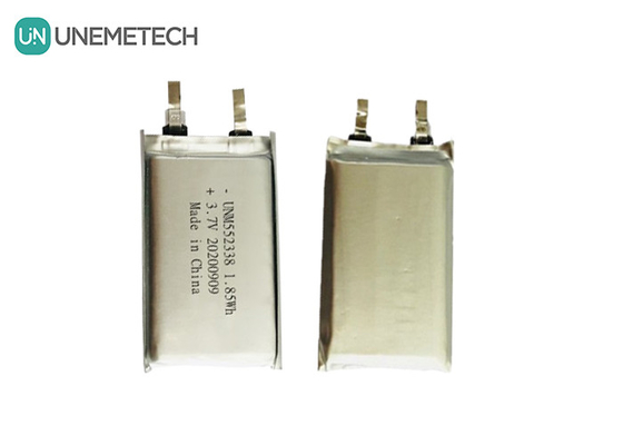 3.7V 500mAh kundenspezifische wiederaufladbare Lithium-Polymer-Batterie 552338 für 3C-Digitale Produkte