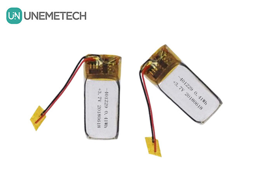 Benutzerdefinierte Li-Ionen-Polymer-Batterie 3,7 V 110mAh 401229 Kleine Lipo-Batterie zum Aufladen von Kopfhörern