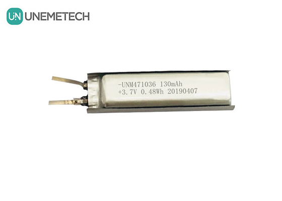 3.7 Lithium-Ionen-Polymer-Batterie / IEC62133 zugelassen 471036 130mAh Lithium-Polymer-Batteriezelle