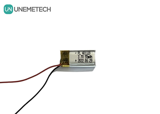 3.7V 55mAh Kleine Lithium-Polymer-Batterie 401120 Li-Poly-Batterie für kleine intelligente Led-Leuchte