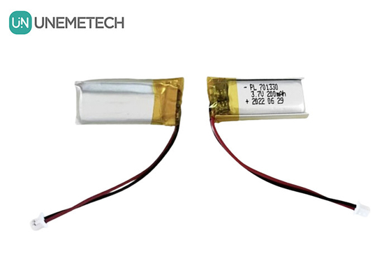 3.7V 200mAh Einzelzelle Lithium-Polymer-Batterie 701330 Taschenbatterie für Headsets