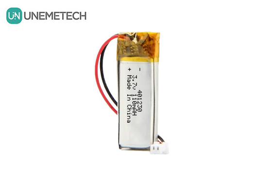 401230 Lithium-Polymer-Batterie 3,7V 110mAh Wiederaufladbare Lipo-Batterie für Kopfhörer