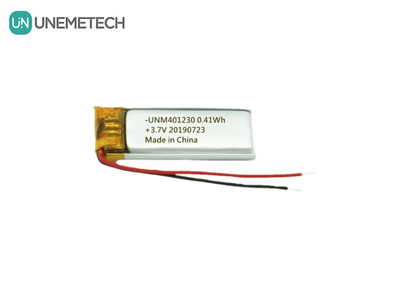401230 Lithium-Polymer-Batterie 3,7V 110mAh Wiederaufladbare Lipo-Batterie für Kopfhörer