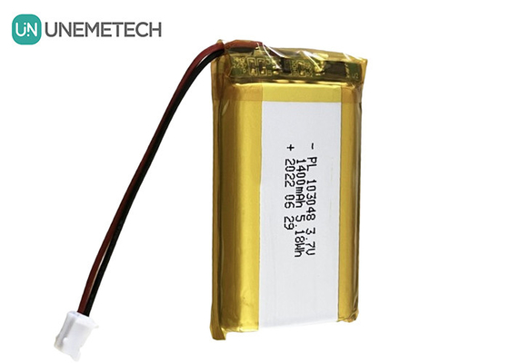 3.7V 1400mAh wiederaufladbare Li-Polymer-Batterie 103048 Li-Ionen-Polymer-Batterie für digitale Geräte