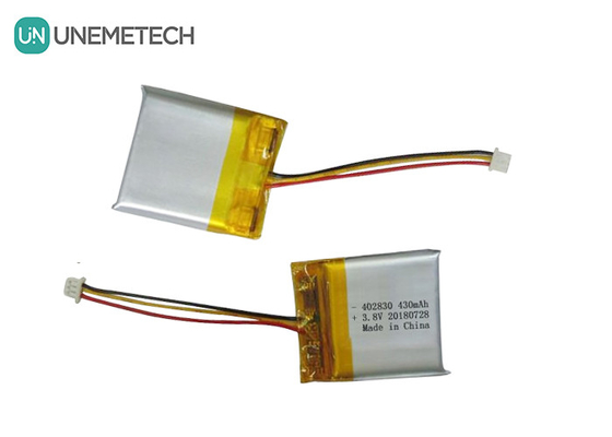 Hochspannungs-Li-Polymer-Batterie 402830 3.8V 430mAh HV LiPo-Batterie für medizinische Geräte