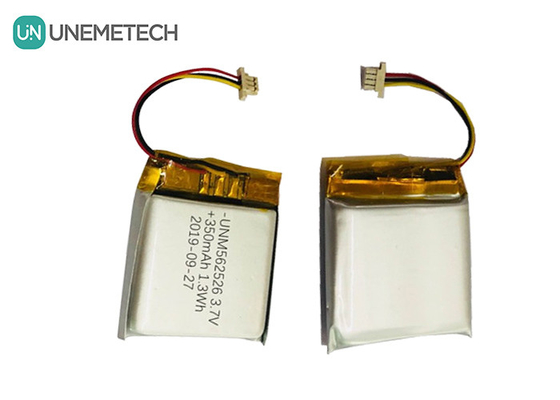 4.2V 350mAh Custom Lithium-Ionen-Polymer-Batterien 562526 1,0C Entladung für digitale Produkte