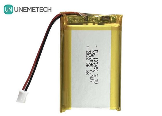 3.7V 2000mAh wiederaufladbare Lithium-Polymer-Batterie 103450 Großkapazität für elektrische Brustpumpe