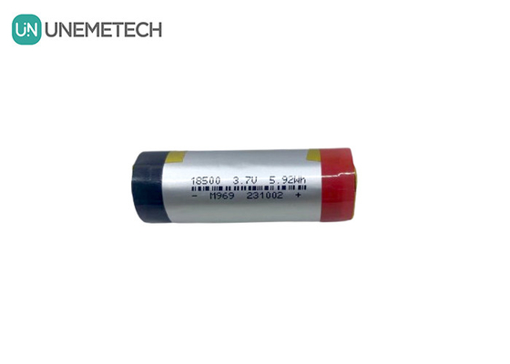 3A Zylindrische LiPo-Batterie 3.7V 1600mAh 18500 Lithium-Polymer-Batterie für Unterhaltungselektronik