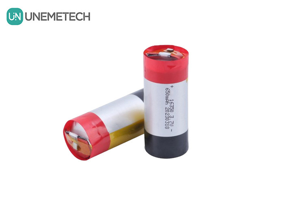 5A Hochfrequenz-Lippo-Zylinderbatterie 3.7V 650mAh 16350 für Haushaltsgeräte