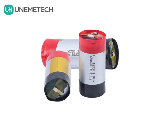 5A Hochfrequenz-Lippo-Zylinderbatterie 3.7V 650mAh 16350 für Haushaltsgeräte