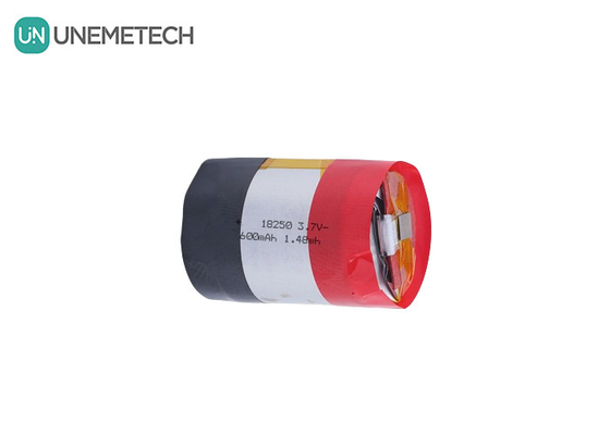 18250 630mAh 3,7V zylindrische wiederaufladbare Li-Ionen-Polymerbatterie mit 5A Plus-Ausladestrom