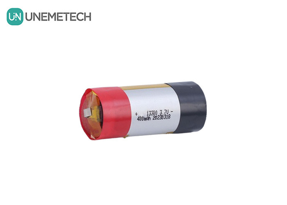 Nachladekapazität Zylindrische Lipo-Batterie 3,7 V 400 mAh 13300 für elektronische Zigaretten
