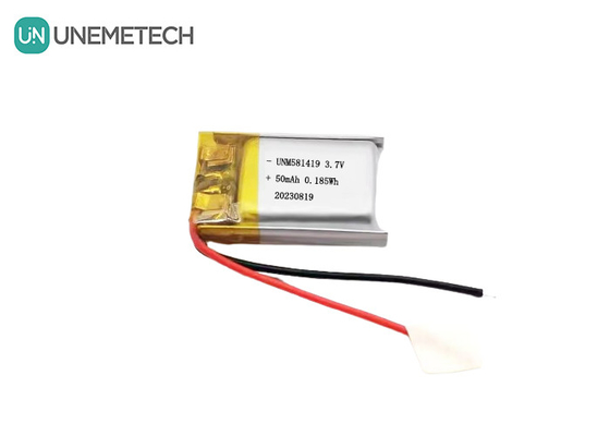 Ultra Kleine 3,7v 50mah Lipo-Batterie 15C Hochentladungsrate Lithium-Ionen-Batterie 581419