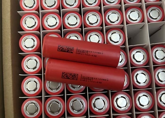 3C 4500mAh 21700 Zylindrische Lithium-Ionen-Batterie INR21700-45E für Elektroautos
