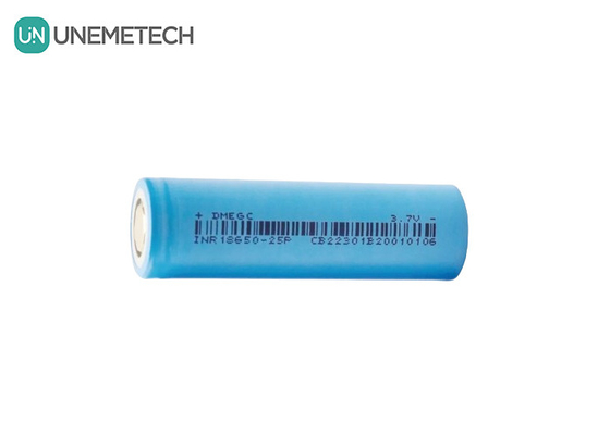 2500mAh 3,7V Max 6A kontinuierliche Ladung Zylindrische Lithium-Ionen-Batterie 18650 INR18650-25P