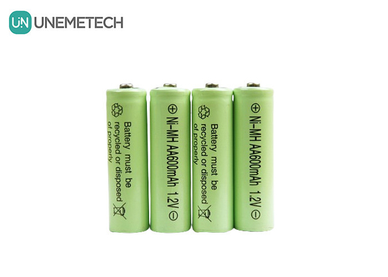 Lange Lebensdauer NiMH AA 1,2 V 600 mAh Akku AA600 für Spielzeug
