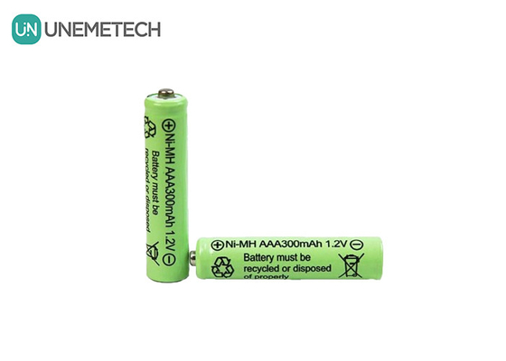 Ni-MH AAA-Batterie 1,2 V 300 mAh wiederaufladbare Batterie für Sonnenlampen und Fernbedienung
