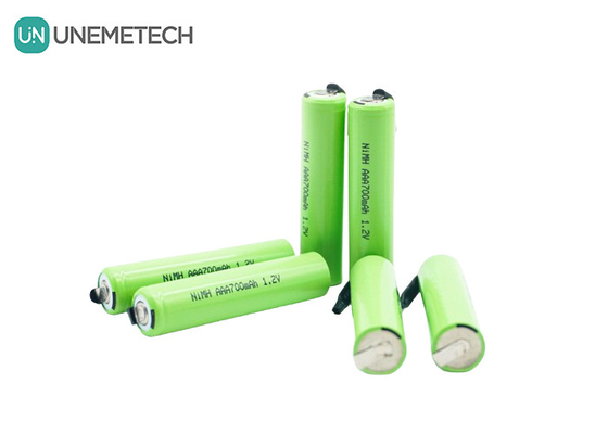 UNEMETECH AAA Wiederaufladbare Ni-MH-Batterie 1,2V 700mAh AAA700 für elektrische Rasierer