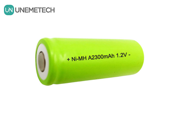 UNEMETECH Ni-MH A 2300mAh Batterie 1.2V A2300 Nickelmetallhydrid-Batterien für Mikroroboter