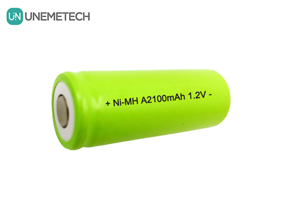 NiMH A2100mAh Batterie 1,2V A 2100mAh wiederaufladbare Batterie für Taschenlampe CE genehmigt
