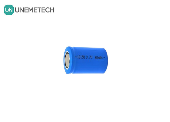 3.7V 80mAh Kleine Li-Ionen-Zylinder-Wiederaufladbare Batterie 10150 Für Turbo-Nasenhaar-Schneider