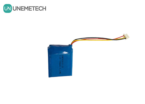2S 7.4V Li-Polymer-Batterienpaket 782632 720mAh