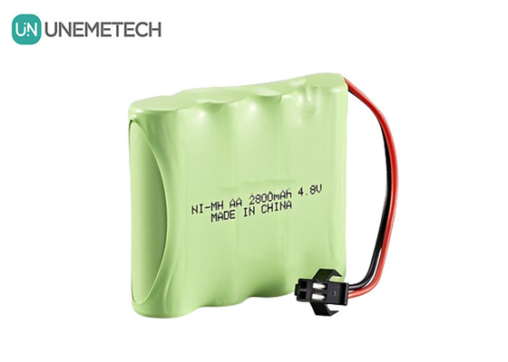 4.8V Nickel-Metall-Hydrid-Batterie 2800mAh Wiederaufladbare AA-Batterien