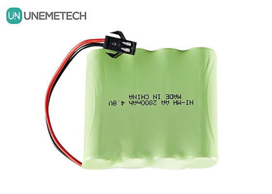 4.8V Nickel-Metall-Hydrid-Batterie 2800mAh Wiederaufladbare AA-Batterien