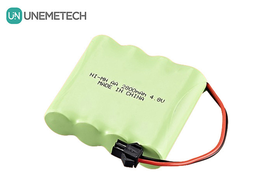 4.8V Nickel-Metall-Hydrid-Batterie 2800mAh Wiederaufladbare AA-Batterien