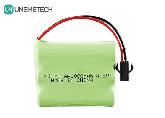 3.6V NiMH Batteriepakete 1800mAh Wiederaufladbare AA-Batterien für Fernbedienung