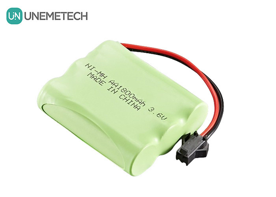 3.6V NiMH Batteriepakete 1800mAh Wiederaufladbare AA-Batterien für Fernbedienung