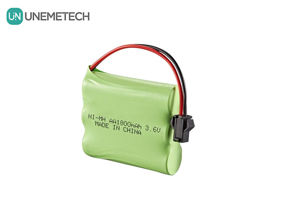 3.6V NiMH Batteriepakete 1800mAh Wiederaufladbare AA-Batterien für Fernbedienung