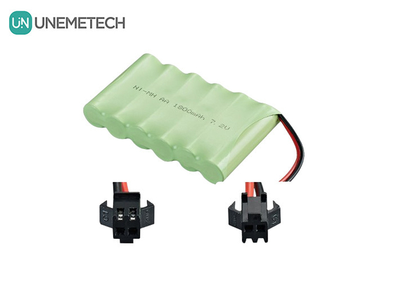 7.2V NiMH Batteriepakete 1800mAh Nickelmetallhydrid Batterien für Fernsteuerfahrzeuge