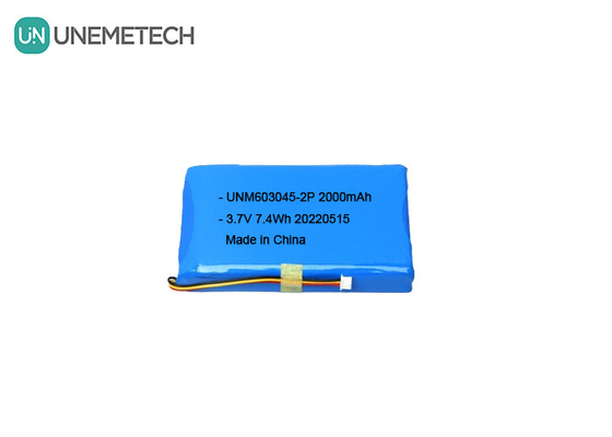 Lithium-Polymer-Batterie mit großer Kapazität 603045 2P 3.7V 2000mAh Smart Door Lock Battery