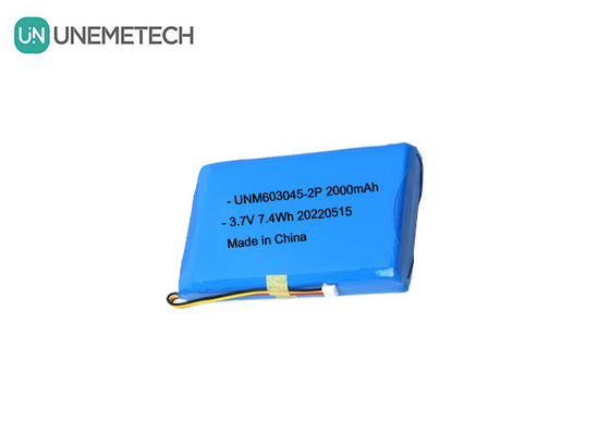 Lithium-Polymer-Batterie mit großer Kapazität 603045 2P 3.7V 2000mAh Smart Door Lock Battery