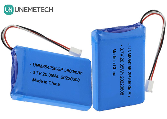 3.7V Li-Poly-Wiederaufladbare Batterien 854256 2P 5500mAh Batterien für Industriegeräte