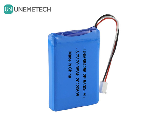 3.7V Li-Poly-Wiederaufladbare Batterien 854256 2P 5500mAh Batterien für Industriegeräte