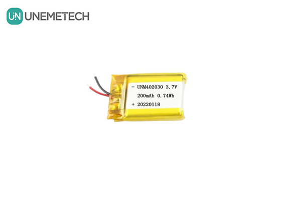 Kleine Größe 402030 3,7V 200mAh wiederaufladbare Lipo-Batterie für elektronische Produkte