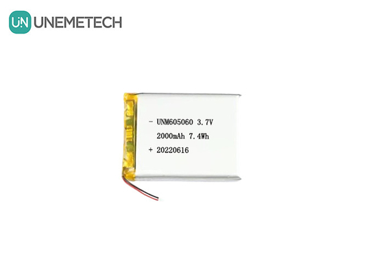 UNEMETECH 605060 2000mAh Polymer Lithium Batterie 3,7V Schönheitsgerät Wiederaufladbare Batterie