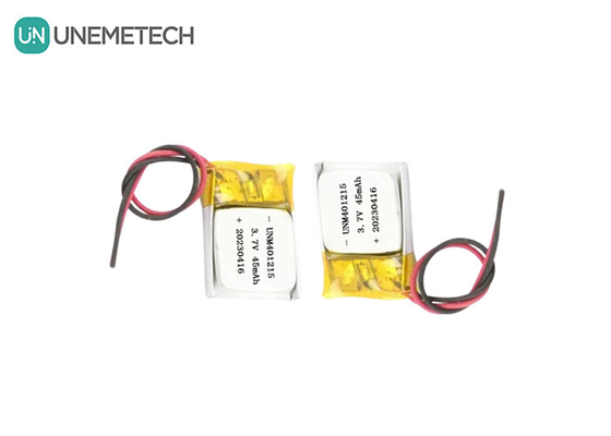 Ultra dünne Lithium-Polymer-Batterie 401215 3.7V 45mAh Li-Po-Batterie für GPS-Tracker