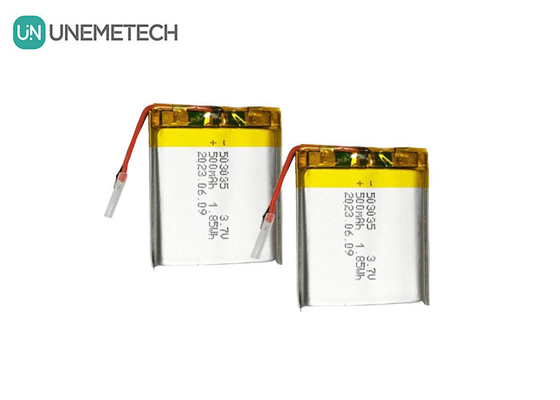 500 mAh Lithium-Polymer-Batterie 503035 3,7 V LiPo-Wiederaufladbare Batterie für tragbare Elektronik