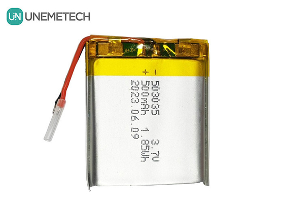 500 mAh Lithium-Polymer-Batterie 503035 3,7 V LiPo-Wiederaufladbare Batterie für tragbare Elektronik