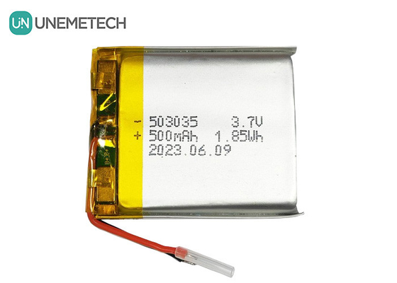 500 mAh Lithium-Polymer-Batterie 503035 3,7 V LiPo-Wiederaufladbare Batterie für tragbare Elektronik