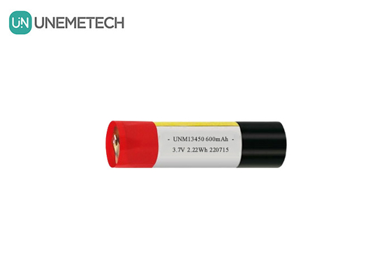 Wiederaufladbare zylindrische LiPo-Batterie 13450 3,7 V 650 mAh für elektronische Zigaretten