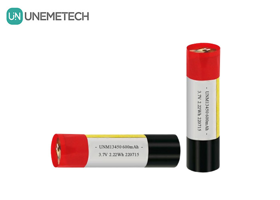 Wiederaufladbare zylindrische LiPo-Batterie 13450 3,7 V 650 mAh für elektronische Zigaretten