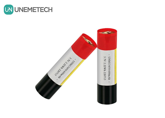 Wiederaufladbare zylindrische LiPo-Batterie 13450 3,7 V 650 mAh für elektronische Zigaretten