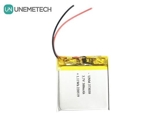 3.7V 300mAh LiPo wiederaufladbare Batterie 373030 für Bluetooth-Lautsprecher