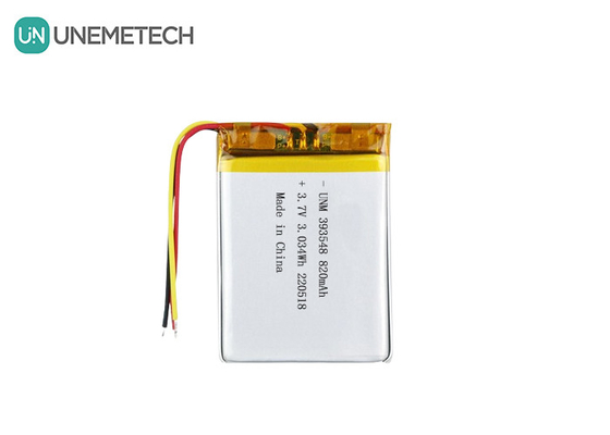 Lithium-Polymer-Batterie 3,7V 820mAh 393548 Lipo-Aufladebatterie für elektronische Brustpumpe